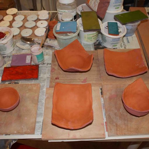 Expérimentation avec de l'émail