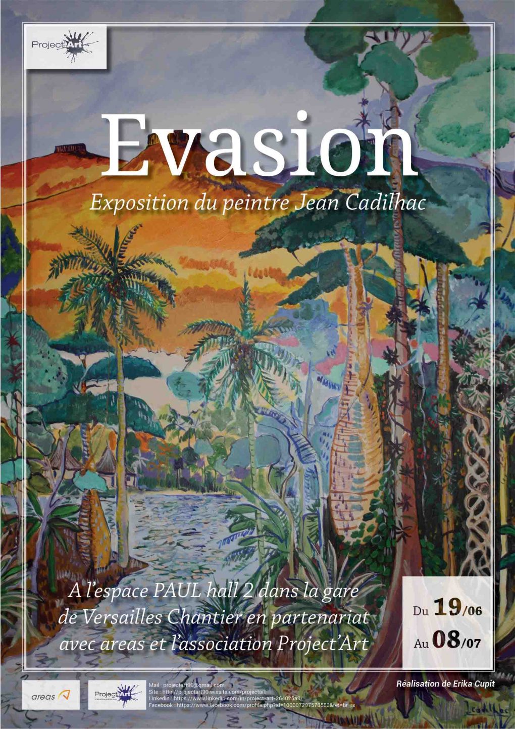 Evènement organisé par l'association Project'Art avec le peintre Jean Cadilhac - Design & Collectivité