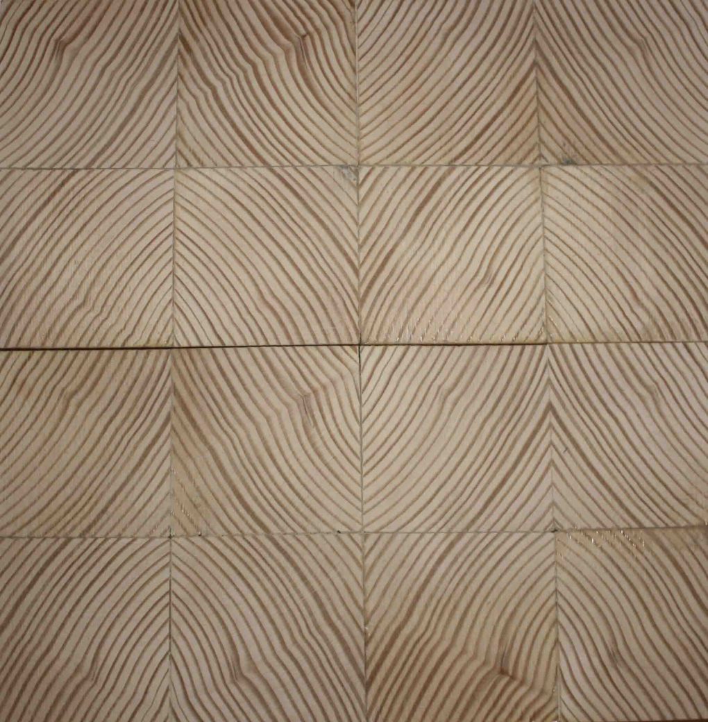 Réutiliser des chutes de bois pour créer des motifs qui valorise les spécificités du bois