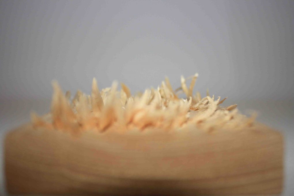 Réutiliser des chutes de bois pour créer des motifs qui valorise les spécificités du bois