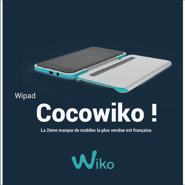 Wipad la manette tactile Wiko - Design & Collectivité