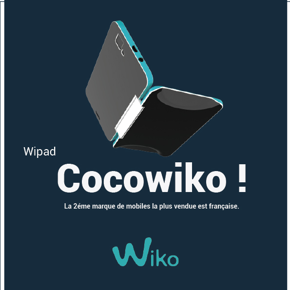 Wipad la manette tactile Wiko - Design & Collectivité
