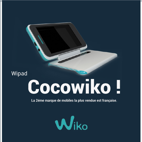 Wipad la manette tactile Wiko - Design & Collectivité