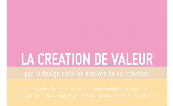 Mémoire de design sur la création de valeur dans les ateliers de co-création - Design et collectivité